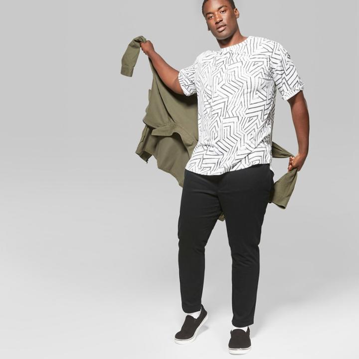 Men's Big & Tall Skinny Chino Pants - Original Use Black