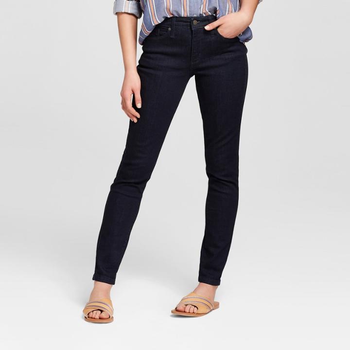 Petitewomen's High-rise Skinny Jeans - Universal Thread Dark Wash