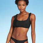 Women's Shoulder Tie Bralette Bikini Top - Xhilaration Black D/dd Cup, Women's