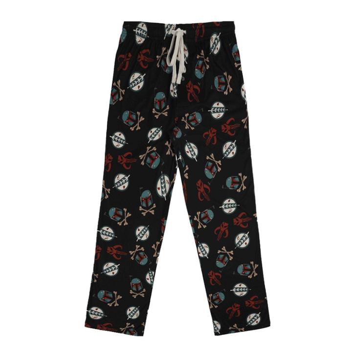 Men's Star Wars Boba Fett Lounge Pajama Pants - Black