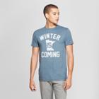 Men's Short Sleeve Winter Is Coming Graphic T-shirt - Awake Navy