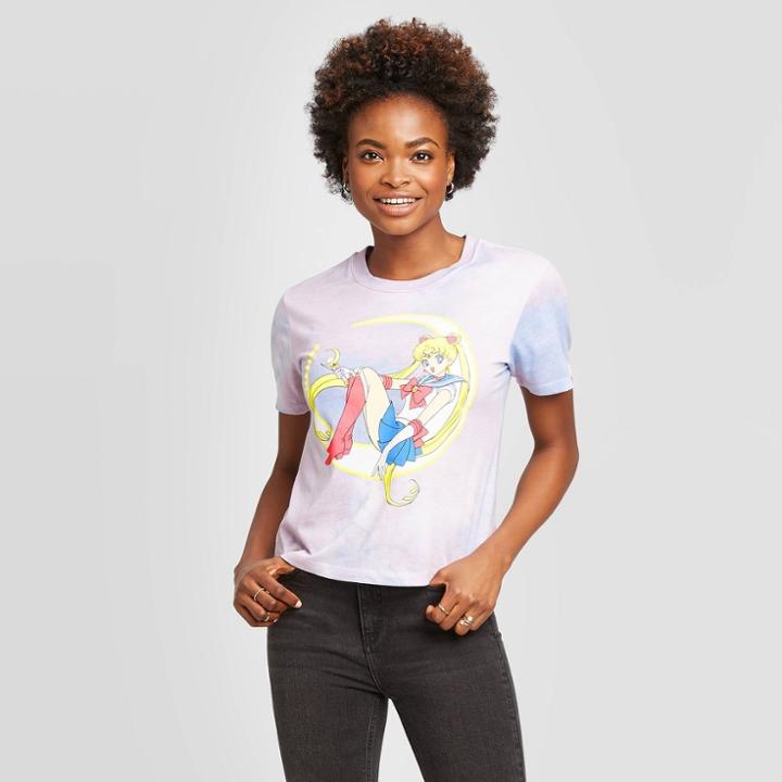 Women's Sailor Moon Short Sleeve T-shirt (juniors') - Xs, Women's,