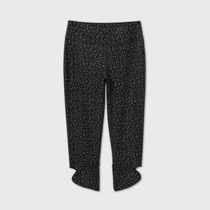 All In Motion Girls' Keyhole Performance Capri Leggings - All In