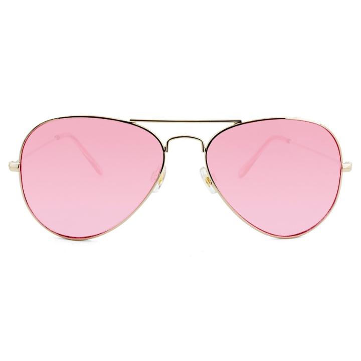 Target Women's Aviator Sunglasses With Pink Tinted