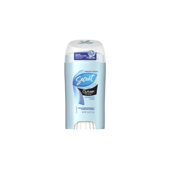 Secret Outlast With Olay Completely Clean Smooth Solid Antiperspirant And Deodorant