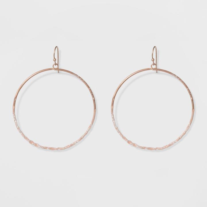 Target Splattered Open Hoop Earrings - Universal Thread