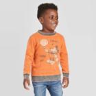 Disney Toddler Boys' Today's A Good Day Fleece Sweatshirt - Orange