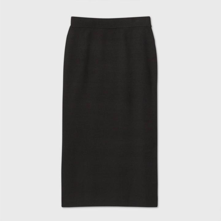 Women's Sweater Skirt - Prologue Black