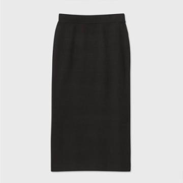 Women's Sweater Skirt - Prologue Black