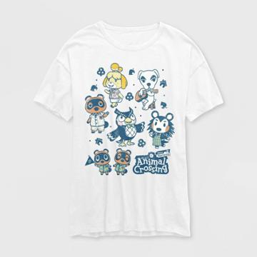 Women's Animal Crossing Short Sleeve Graphic T-shirt - White