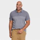 Men's Tall Short Sleeve Collared Polo Shirt - Goodfellow & Co Blue
