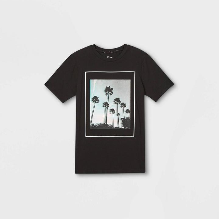 Boys' Graphic Short Sleeve T-shirt - Art Class Black