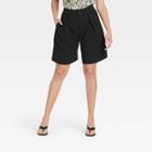 Women's Bermuda Shorts - Who What Wear Jet Black