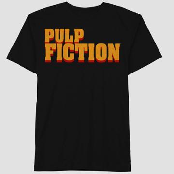 Men's Pulp Fiction Short Sleeve Graphic T-shirt - Black