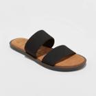 Women's Mad Love Tahlia Two Band Slide Sandals - Black