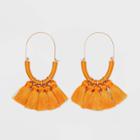 Sugarfix By Baublebar Multi-tassel Threader Earrings - Orange