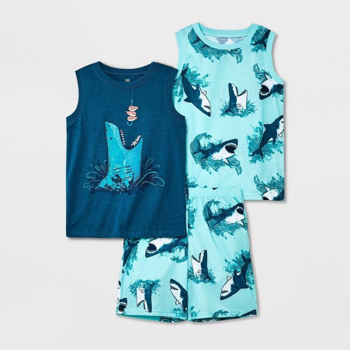 Carter's Just One You Boys' 3pc Shark Pajama
