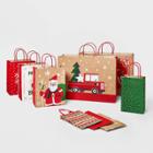 9ct Multi-size Paper Handle Gift Bags - Wondershop