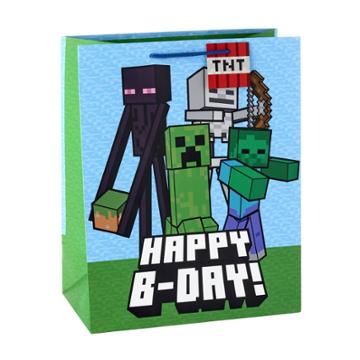 Hallmark Large Minecraft Cub Bag, Gift Bags