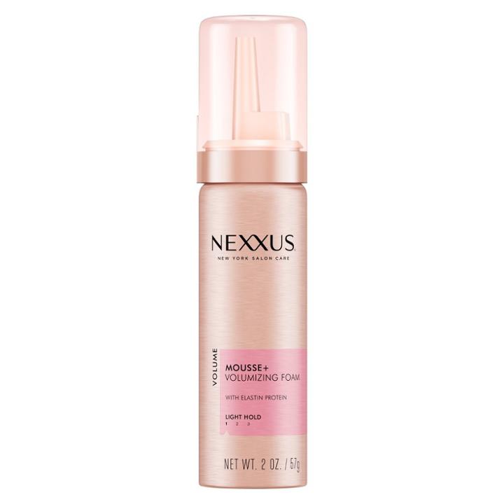 Nexxus Light Hold Hair Mousse + Volumizing Foam -travel