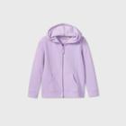 Girls' Fleece Zip-up Hoodie - Cat & Jack Violet