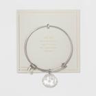 Target Stainless Steel Crystal Moon Expandable Bangle Bracelet -