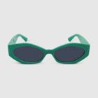Women's Plastic Geo Sunglasses - Wild Fable Green