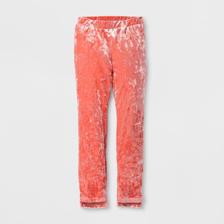Girls' Velvet Leggings - Art Class Rose (pink)