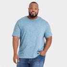 Men's Big & Tall Short Sleeve Novelty T-shirt - Goodfellow & Co Dark Blue