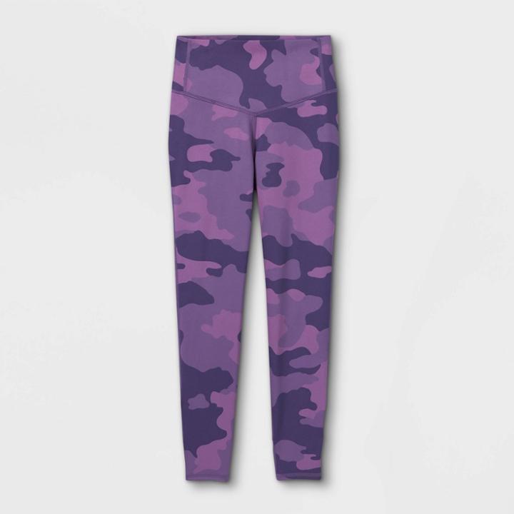 Girls' Keyhole Leggings - All In Motion Purple
