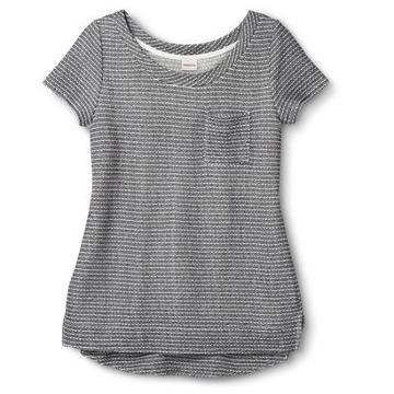Merona Women's Short Sleeve Sweatshirt - Xavier Navy -