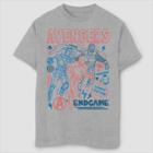 Boys' Marvel Earths Mightiest Doodles Short Sleeve T-shirt - Athletic Heather