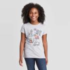 Petitegirls' Short Sleeve Cat T-shirt - Cat & Jack Gray