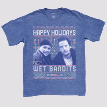 Men's Home Alone Short Sleeve Graphic T-shirt - Blue