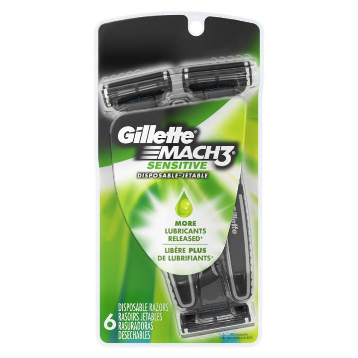 Gillette Mach3 Sensitive Disposable Razor