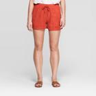 Women's Mid-rise Utility Shorts - Universal Thread Yellow