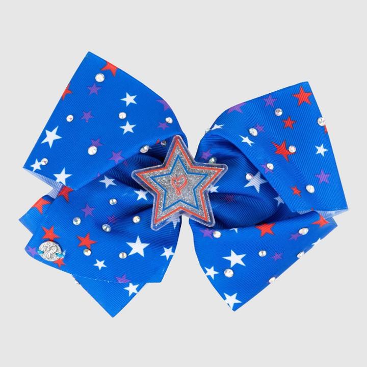 Girls' Jojo Siwa Stars Americana Bow Hair Clip