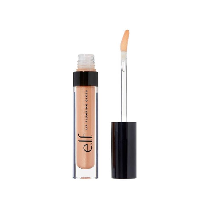 E.l.f. Lip Plumping Gloss Champagne Glam - 0.09 Fl Oz, Beige Glam