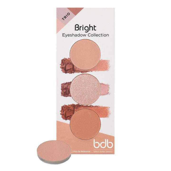 Billion Dollar Beauty Magnetic Waterproof Eyeshadow Trio Pans - Bright Collection