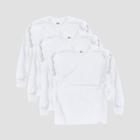 Hanes Kids' Comfort Soft 3pk Long Sleeve T-shirt - White