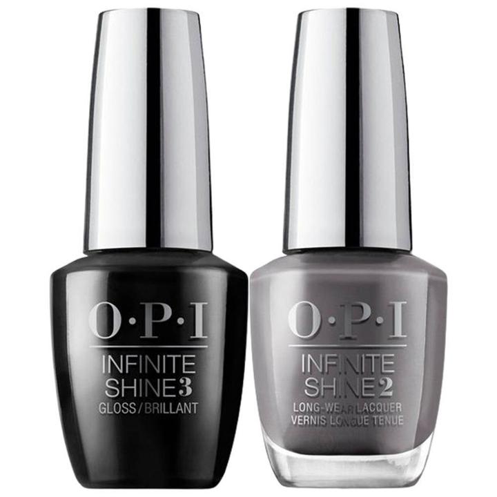 Opi Infinite Shine Prostay Top Coat Duo - Steel Waters Run Deep