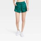 Women's Mid-rise Run Shorts 3 - All In Motion Assorted Green