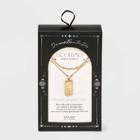 No Brand 14k Gold Dipped 'scorpio' Zodiac Pendant Necklace - Gold