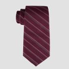 Men's Striped Tie - Goodfellow & Co Wine Red