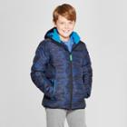 Boys' Printed Puffer Jacket - C9 Champion Royal Blue