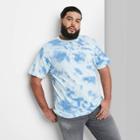 Men's Big & Tall Tie-dye Rolled Collar Knit T-shirt - Original Use