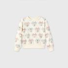 Disney Toddler Girls' Minnie Mouse Printed Fleece Pullover - Cream