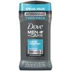 Dove Men+care Clean Comfort Antiperspirant Deodorant Twin Pack