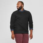 Men's Tall Regular Fit Long Sleeve Waffle Thermal T-shirt - Goodfellow & Co Black