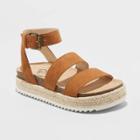 Girls' Agatha Ankle Strap Sandals - Art Class Cognac 13, Toddler Girl's, Red
